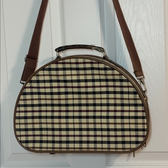 Coccinella Vintage Vanity Plaid Travel Bag - Picture 4 of 12